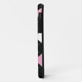 iPhone 11 Téléphone / Coque Tablet PC - Carrés Jacquards - R (Dos/Gauche)