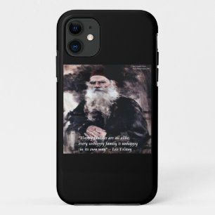 iPhone 11 Tolstoï & Première ligne d'Anna Karenine Coque pou