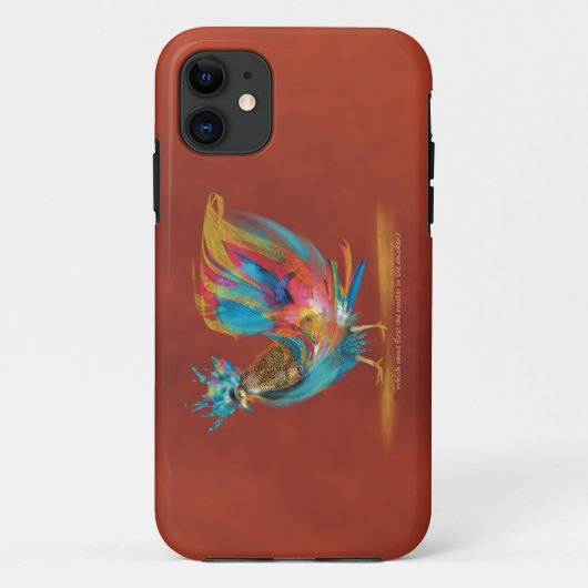 iPhone 11 Tough Coque Elegant Fowl (Dos)