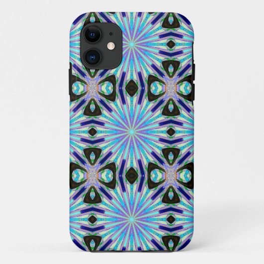 iPhone 11 trois douze étoiles coque géométrique (Dos)