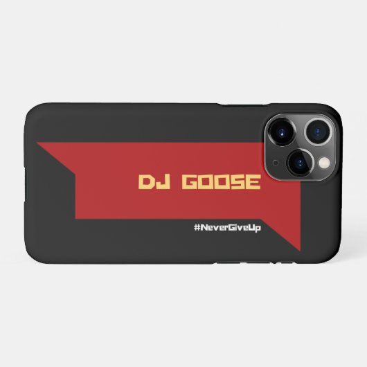 iPhone 11Pro Coque DJ Goose (Dos Horizontal)