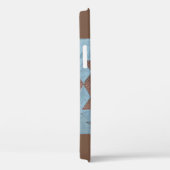 iPhone 12 Coque - Motif de courtepointe - Château (Verso / Droite)