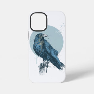 iPhone 12 Mini Coque iPod bleu corbeau quasi invisible