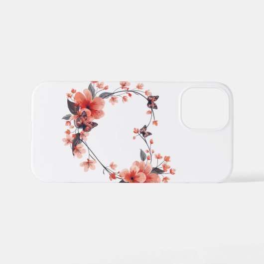 iPhone 12 Mini Slim Fit Hoesje, Glanzend iPhone Hoesje (Achterkant horizontaal)