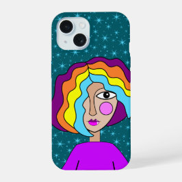 iPhone 12 Mini stevige hoes, Glanzend 15 Hoesje