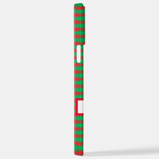 iPhone 12 Pro Max Joyeux Noël rouge et coque vert (Côté droit)