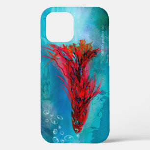 iPhone 12 Pro - un coque d'un poisson rouge