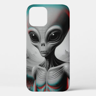 iPhone 12 telefoonhoesje met buitenaards thema Hoesje