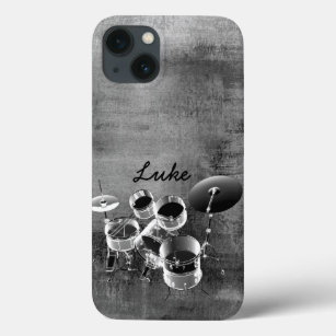 iPhone 13 Case Ensemble de tambours / Cadeau personnalisé pour ba
