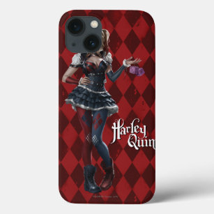 iPhone 13 Case Harley Quinn Avec Dice Fuzzy