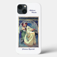 iPhone 13 coque Alphonse Mucha Art Nouveau
