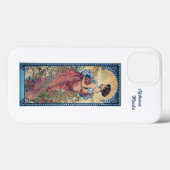 iPhone 13 coque Alphonse Mucha Art Nouveau (Verso (horizontal))