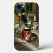 iPhone 13 Coque Peaceful Coffee Cup Image (Verso)