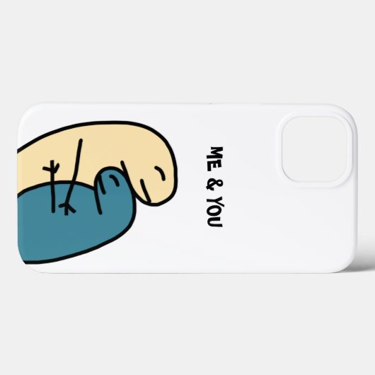 iPhone 13 coques moi & vous (Verso (horizontal))