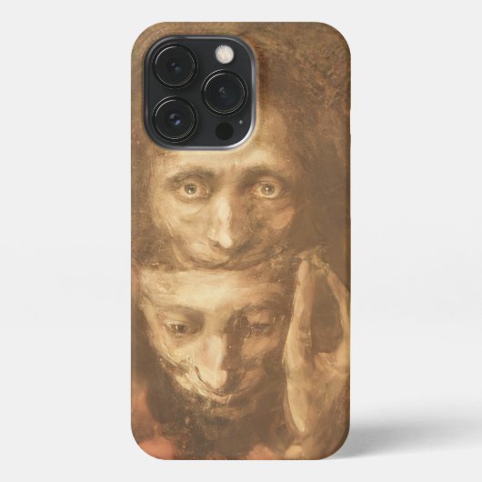 iPhone 13 Pro Hoesje Mannen Halloween (Achterkant)