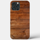 iPhone 13 Pro Max Coque en bois naturel (Verso)