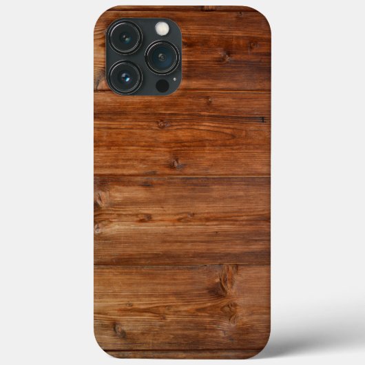 iPhone 13 Pro Max Coque en bois naturel (Verso)
