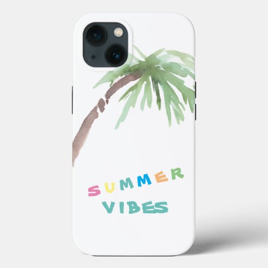 iPhone 13 Summer Vibes Palm Tree Case-Mate iPhone Case (Achterkant)