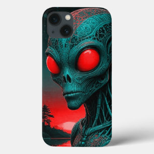 iPhone 13 telefoonhoesje met buitenaards thema Hoesje