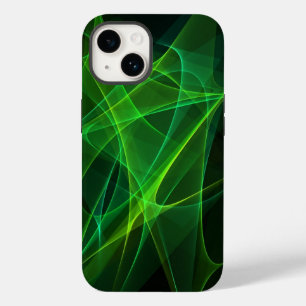 iphone 14 abstracte zwarte groene hoesjes