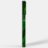 iphone 14 abstracte zwarte groene hoesjes max pro (Achterkant / Rechts)
