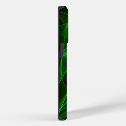 iphone 14 abstraits coques noir vert pro (Verso / Droite)