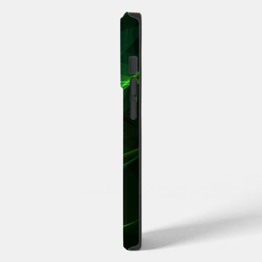 iphone 14 abstraits coques noir vert pro (Verso / Gauche)