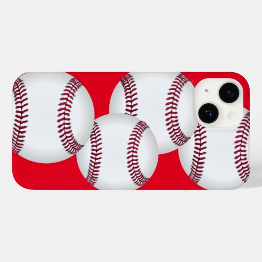 iPhone 14 Coque-baseball Coque-Mate coque iphone (Verso (horizontal))