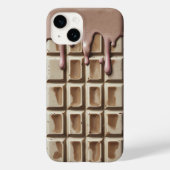 iPhone 14 Coque blanc au chocolat (Verso)