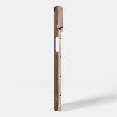 iPhone 14 Coque blanc au chocolat (Verso / Droite)
