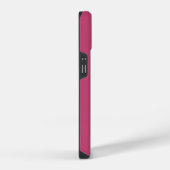 iPhone 14 Coque Monogramme minimal initial pour fille rose m (Côté droit)