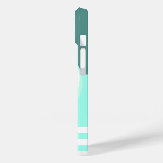 iPhone 14 Coques Hello Kitty blanc & couleur verte (Verso / Gauche)