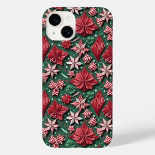 iPhone 14 Créations de Noël en origami 12 - Coque pour Iphon