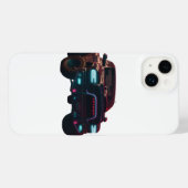 iPhone 14 Enveloppe Dodge TRX Neon Camion (Verso Horizontal)