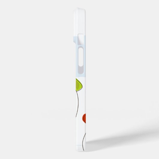 iPhone 14 Fleurs peintes par Coque (Verso / Gauche)