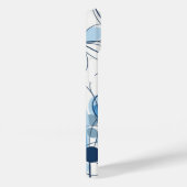 iPhone 14 Hoesje-Blauwe Bloemen Case-Mate iPhone Case (Achterkant / Rechts)