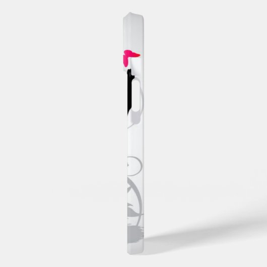 iPhone 14 Hoesje-Floral Girl Silhouette Case-Mate iPhone Case (Achterkant / Links)