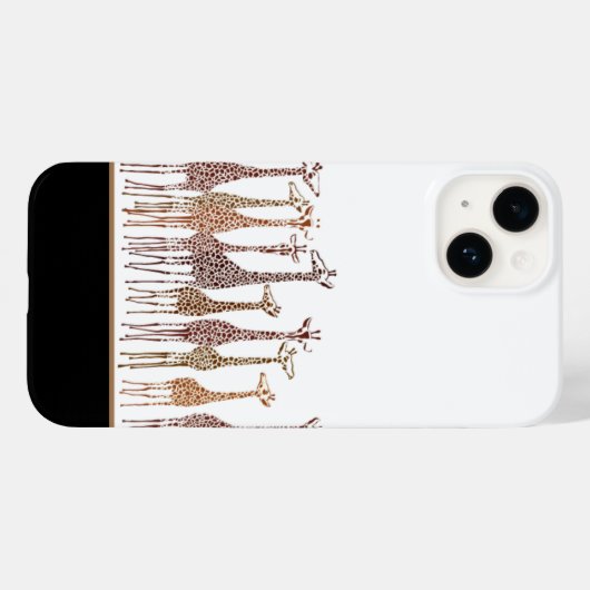 iPhone 14 Hoesje-Giraffes Case-Mate iPhone Case (Achterkant (horizontaal))