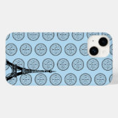 iPhone 14 Hoesje paspoort naar Parijs (Achterkant (horizontaal))