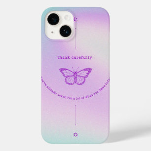 iPhone 14 Hoesje - Reflecterende Vlinder
