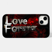iphone 14 hoesjes voor eeuwig liefde (Achterkant (horizontaal))