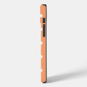 iPhone 14 Plus stoere hoesje oranje stip (Achterkant / Links)