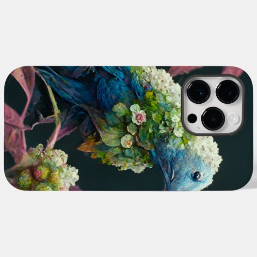 iPhone 14 Pro Case with Bird Design - Nature-Inspi (Achterkant (horizontaal))