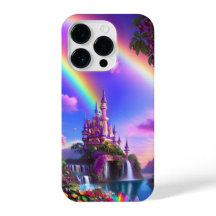 iPhone 14 Pro case with magical landscape