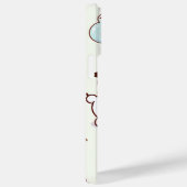 iPhone 14 Pro Max Coque - Chat snowman (Verso / Droite)