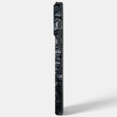 iPhone 14 Pro Max | Noir Abstrait Coques arrière (Verso / Gauche)