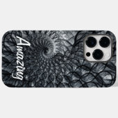 iPhone 14 Pro Max | Noir Abstrait Coques arrière (Verso (horizontal))