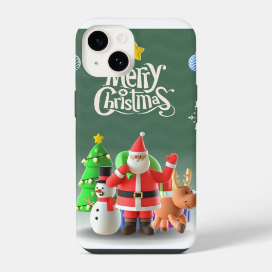 iPhone 14 Robuust Hoesje, glanzend iPhone Hoesje (Achterkant)