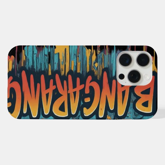 iPhone 14 Slim Fit Coque, brillant (Verso Horizontal)