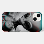 iPhone 14 telefoonhoesje met buitenaards thema Case-Mate iPhone Case (Achterkant (horizontaal))